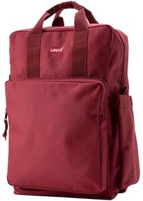 Levi's LEVI'S Cityrucksack, rot, Polyester, unifarben, modisch, Rucksäcke, Freizeitrucksack, Schulrucksack, Arbeitsrucksack