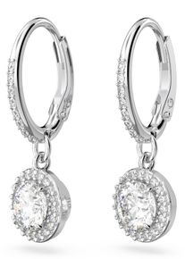 Swarovski Damen Paar Ohrhänger "Una Angelic Stern, 5636270, 5638769", Metall, grau, Metall, Ohrringe, mit Swarovski Kristall