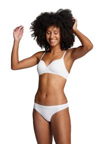 Puma Damen Bügelloser BH "Puma WOMEN SOFT PADDED BRA", Gr. 85, weiß, Microtouch, Obermaterial: 84% Polyamid, 16% Elasthan, sportlich, BHs, Weiche