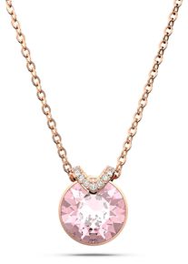 Swarovski Damen Kette mit Anhänger "Halskette Bella V, 5662088 5662091 5724285 5724286 5724287 5724289", Metall, L: 43cm, rosa, Metall, Halsketten,