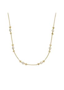 Emporio Armani Damen Kette ohne Anhänger "Schmuck Geschenk Silber 925, EG3615040, EG3618710", Silber 925 (Sterlingsilber), L: 45cm B: 1mm, gold,