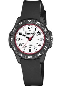Calypso Watches Kinder Quarzuhr "Junior Collection", schwarz, Armbanduhren, Armbanduhr, Kinderuhr, bis 10 bar wasserdicht, ideal als Geschenk