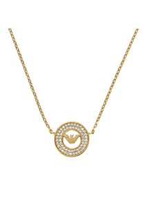 Emporio Armani Damen Kette mit Anhänger "Schmuck Geschenk Silber 925 KEY BASICS EAGLE CORE, EG3585040 EG3628710", Silber 925 (Sterlingsilber), L: