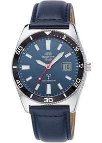 MASTER TIME Herren Funkuhr "Super Power Sporty", blau, Armbanduhren, Armbanduhr, Quarzuhr, Herrenuhr, Datum, Leuchtzeiger