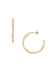 Skagen Damen Paar Creolen "Schmuck Edelstahl MODERNE STAK, SKJ1870710, SKJ1871040, SKJ1874791", Edelstahl, gelb, Edelstahl, Ohrringe
