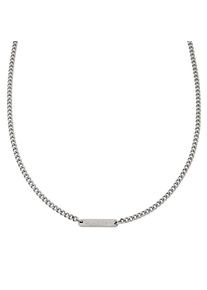 Emporio Armani Damen Kette mit Anhänger "Schmuck Geschenk Edelstahl, EGS3188040", Edelstahl, L: 57cm B: 3,5mm, silber, Edelstahl, B:3,5mm, Halsketten