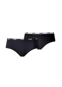Puma Damen Hipster "Puma WOMEN HIPSTER 2P", Gr. XL, schwarz, Single Jersey, Obermaterial: 57% Baumwolle, 38% Modal, 5% Elasthan, Unterhosen, Mit