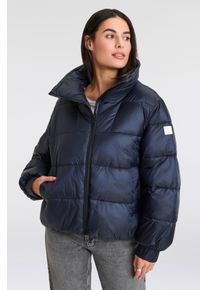 BOSS Orange Damen Outdoorjacke "Padina Premium Damenmode", blau, casual, Gr. 40, unifarben, Web, Obermaterial: 100% Polyamid, Jacken, mit gefüttertem