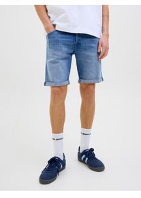 Jack & Jones JACK & JONES Herren Shorts "JJIRICK JJFOX SHORTS CB 310 SN"blau denim pack:am 318, modisch, Gr. XS, unifarben, Web, Obermaterial: 70% Baumwolle, 28%