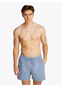 Herren Badeshorts "MEDIUM DRAWSTRING TAPE"brisk blau, casual, Gr. XXL, Tommy Hilfiger Swimwear, unifarben, Polyester, Badehosen, mit Logo-Band