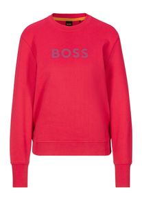 BOSS Orange Damen Sweatshirt "Elaboss Premium Damenmode", pink, casual, Gr. XS, unifarben, Sweatware, Obermaterial: 100% Baumwolle, Sweatshirts, mit