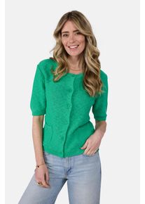 LIEBLINGSSTÜCK LIEBLINGSSTÜCK Damen Cardigan "SanjaL", grün, modisch, Gr. 38, unifarben, clean, Strick, Obermaterial: 100% Baumwolle, Strickjacken, aus reiner