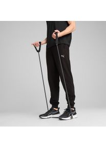 Puma Herren Trainingshose "M TAD ESSENTIALS FRENCH TERRY JOGGER", schwarz, sportlich, Gr. S, Sweatware, Obermaterial: 70% Baumwolle, 30% Polyester,