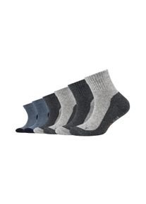 Camano Kinder Funktionssocken "function", Gr. 31, grau, Materialmix, melange, meliert, mehrfarbig, Socken, mit feuchtigkeitsregulierenden