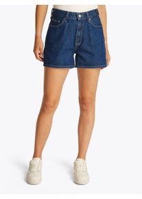 Tommy Hilfiger Damen Shorts "DNM MINI SHORT HW ACE", blau, casual, Gr. 26, unifarben, Denim/Jeans, Obermaterial: 100% Baumwolle, Hosen, mit