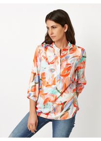 Toni Damen Druckbluse "Alisa"grapefruit, casual, Gr. 44, Web, Obermaterial: 100% Viskose, Blusen, mit floralem Muster, 3/4 Arm