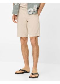 Eurex By Brax Herren Bermudas "Style BOSSE", beige, Gr. 27, 52% Leinen, 48% Baumwolle, Hosen