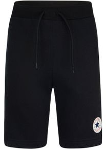 Converse Kinder Sweatshorts "für Kinder", schwarz, sportlich, Gr. 128, bedruckt, unifarben, Sweatware, Obermaterial: 60% Baumwolle, 40% Polyester,