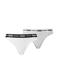 Puma Damen String "Puma WOMEN STRING 2P", Gr. XSweiß, weiß, Single Jersey, Obermaterial: 57% Baumwolle, 38% Modal, 5% Elasthan, Unterhosen, Mit