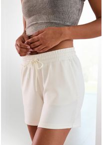 Damen Sweatshorts, Copenhagen Studios, Gr. 40, weiß, Sweatware, Obermaterial: 54% Modal, 40% Polyester, 6% Elasthan, unifarben, casual, Hosen, aus
