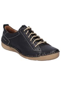 Josef Seibel Damen Schnürschuh "Fergey 56", Gr. 42, schwarz, Leder, casual,klassisch, Schuhe, Freizeitschuh, Halbschuh, Schnürschuh mit