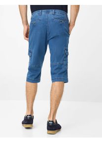 Eurex By Brax Herren Bermudas "Style BILL", blau, Gr. 25, 89% Baumwolle, 8% Elastomultiester, 3% Elasthan, Hosen