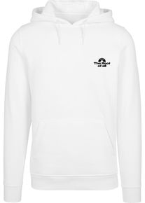 MisterTee Herren Kapuzensweatshirt "MisterTee Root Of All Hoody", weiß, Gr. L, bedruckt, 65% Baumwolle, 35% Polyester, Sweatshirts