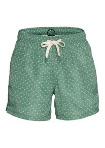 JOOP! JOOP Herren Badeshorts "Diamond Cornflower"grün bay aop, modisch, Gr. L, bedruckt, Microfaser, Obermaterial: 100% Polyester, Badehosen,