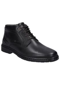 Josef Seibel Herren Schnürstiefelette "Alastair 17", Gr. 42, schwarz, Leder, klassisch, Schuhe, in extraweiter Form