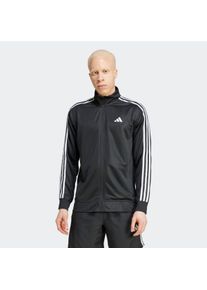 Herren Outdoorjacke "TR-ES 3S T-TOP", schwarz, sportlich, Gr. XL, adidas Performance, Obermaterial: 100% Polyester, Jacken