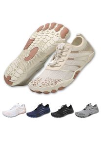 DOTALES Kinder Barfußschuh "Flowstep Barfußschuhe Damen & Herren Barfußschuhe", Gr. 37, beige, Synthetik, Textil, sportlich, Schuhe, Minimalschuhe
