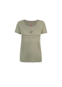 LIEBLINGSSTÜCK LIEBLINGSSTÜCK Damen Rundhalsshirt "CiaEp", grün, modisch, Gr. 4XL, meliert, Jersey, Obermaterial: 100% Baumwolle, Shirts, aus reiner Baumwolle