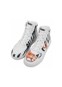 DOGO Damen Stiefelette "Ace Boots You're The Colour Of My Life Damen Boots / Female", Gr. 40, orange, Lederimitat, Schuhe, Vegan