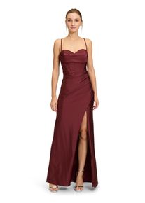 Vera Mont Damen Abendkleid "Vera Mont Abendkleid schmal geschnitten", rot, feminin, Gr. 36, Jersey, Obermaterial: 86% Polyamid, 14% Elasthan. Futter:
