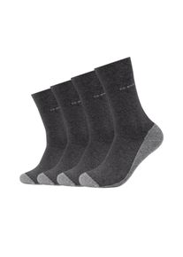 Camano Damen Socken "ca-soft", Gr. 39, grau, Baumwollmischung, meliert, mehrfarbig, Socken, mit leichter Polsterung