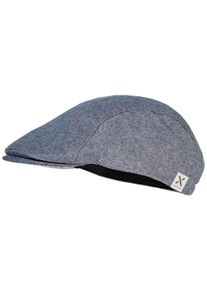 MaxiMo Baby Schiebermütze, blau, casual, Gr. 49, meliert, Baumwolle, Mützen, Flatcap für Kids Jungen