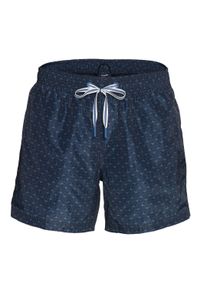 JOOP! JOOP Herren Badeshorts "Diamond Cornflower"schwarz sapphire aop, modisch, Gr. XL, bedruckt, Microfaser, Obermaterial: 100% Polyester, Badehosen,