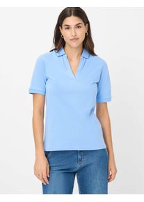 Brax Damen Poloshirt "Style CLEO", blau, Gr. 36, 97% Baumwolle, 3% Elasthan, Shirts