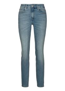 BOSS Orange Damen Skinny-fit-Jeans "Jackie Mid Rise, Mid Waist Premium Damenmode", blau, casual, Gr. 29, unifarben, Denim/Jeans, Obermaterial: 94%