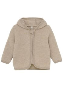 Huttelihut Babys Jacket Wool Fleece Merinojacke Kinder (Gr 62 |beige)