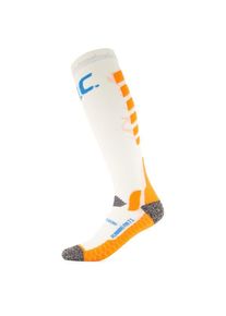 P.A.C. RN 71 Running Pro Compression Kompressionssocken Herren (Gr W3 - Wadenumfang: 32-38 cm |weiß)