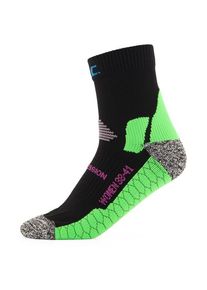 P.A.C. RN 60 Running Pro Mid Compression Kompressionssocken Damen (Gr 38-41 |schwarz)