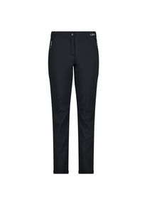 Softshellhose CMP Long Pant Softshell 30A1456 Damen (Gr 44 |schwarz |wasserdicht)