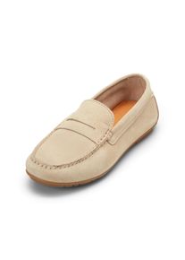 Marc O'Polo MARC O'POLO Damen Mokassin "aus Velours-Rindleder", Gr. 38light dusty sand, Obermaterial: 100% Leder (Rind), unifarben, casual, Schuhe