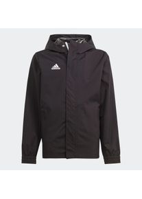Kinder Trainingsjacke "ENT22 AW JKTY", schwarz, sportlich, Gr. 128, adidas Performance, clean, Obermaterial: 100% Polyester, Jacken