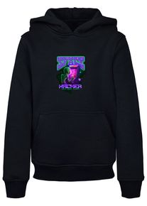 MisterTee Mädchen Kapuzensweatshirt "MisterTee Herren Kids Space Hacker Hoody", schwarz, Gr. 146, bedruckt, 65% Baumwolle, 35% Polyester, Sweatshirts