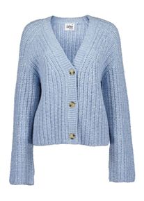 Blue Seven Damen Strickjacke "Blue Seven Strickjacke", blau, Basic, Gr. 40, 100% Polyacryl, Strickjacken