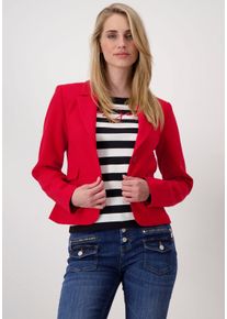 monari Damen Kurzblazer, rot, modisch, Gr. 36, unifarben, clean, Jersey, Obermaterial: 94% Polyester, 6% Elasthan. Futter: 100% Polyester, Blazer,
