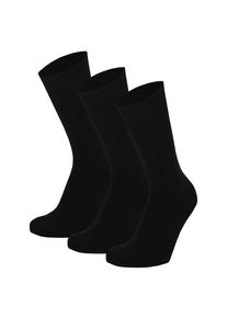 Apollo Damen Kompressionsstrümpfe, Gr. 35, schwarz, Baumwolle, Polyester, Elasthan, unifarben, Socken, Durchblutungsfördernde Thrombosesocken