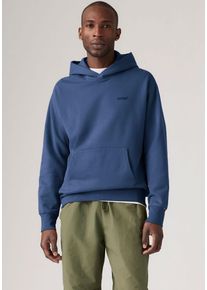 Levi's LEVI'S Herren Hoodie "THE AUTHENTIC HOODIE", blau, casual, Gr. M, Sweatware, Obermaterial: 88% Baumwolle, 12% Polyester, Sweatshirts, mit kleiner